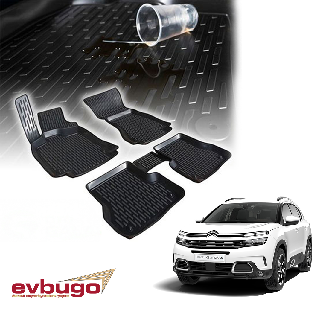 3D PASPAS SİYAH CITROEN C5 AIRCROSS 2019++